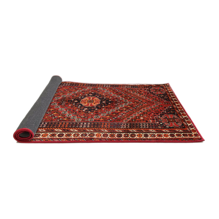 Sideview of Traditional Red Persian Rug, tr890