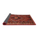 Sideview of Traditional Red Persian Rug, tr890