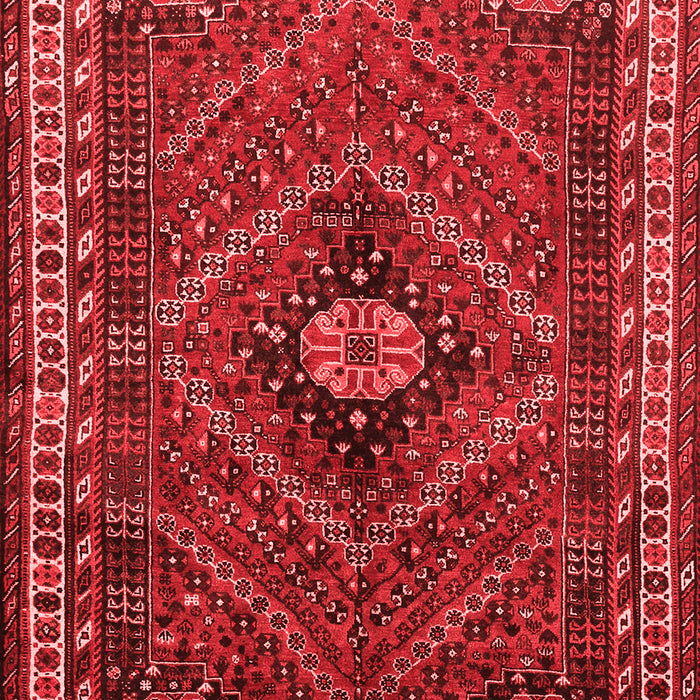Machine Washable Persian Red Traditional Rug, wshtr890red