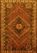 Machine Washable Persian Yellow Traditional Rug, wshtr890yw