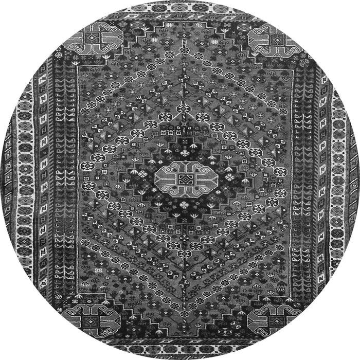 Square Persian Gray Traditional Rug, tr890gry