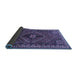 Sideview of Persian Blue Traditional Rug, tr890blu