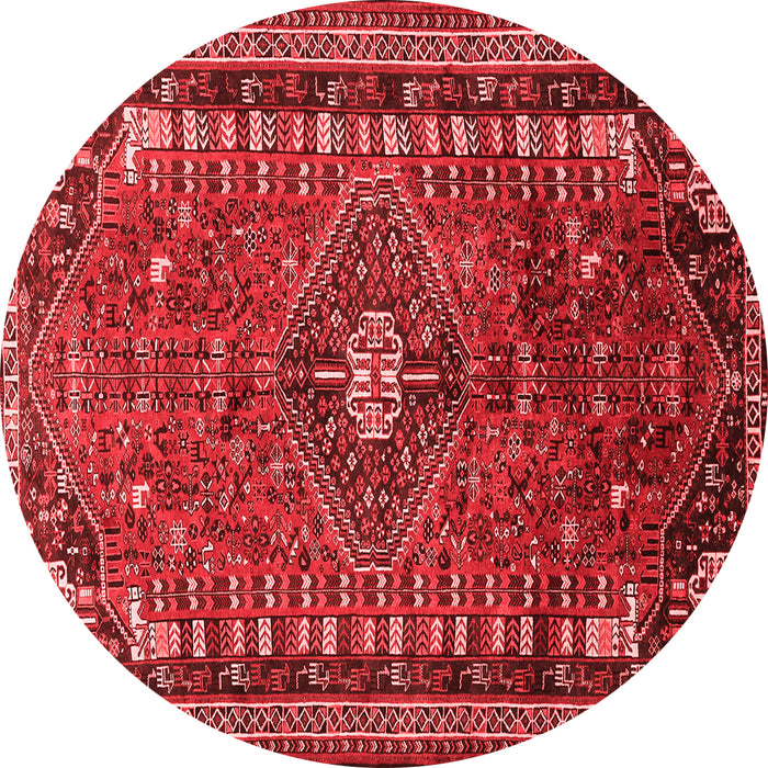 Machine Washable Persian Red Traditional Rug, wshtr891red