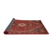 Sideview of Traditional Rust Pink Persian Rug, tr892