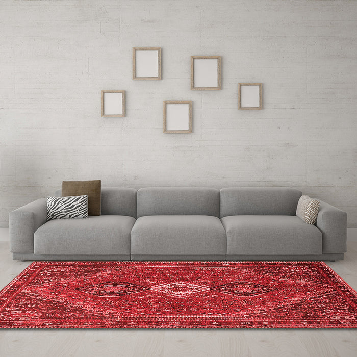 Traditional Red Washable Rugs