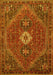 Machine Washable Persian Yellow Traditional Rug, wshtr892yw