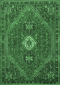 Persian Emerald Green Traditional Rug, tr892emgrn