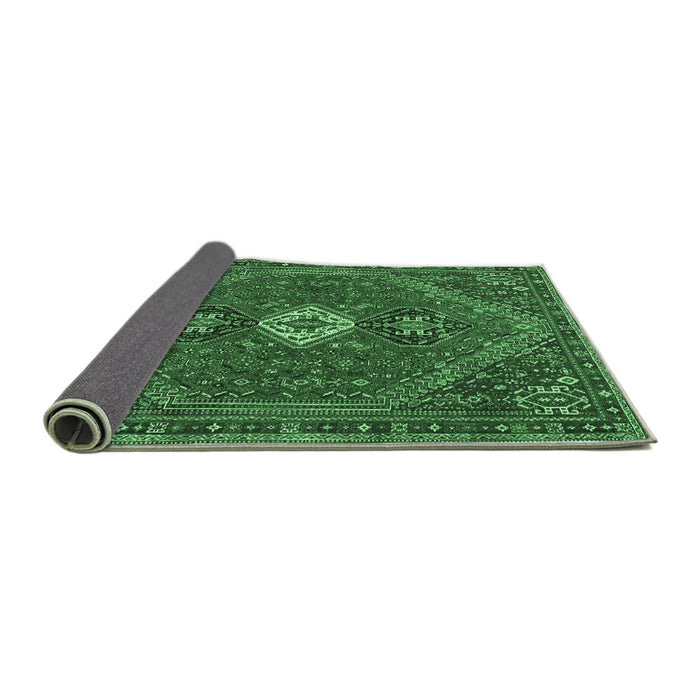 Sideview of Persian Emerald Green Traditional Rug, tr892emgrn