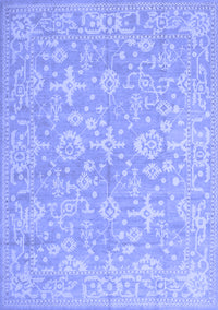 Oriental Blue Traditional Rug, tr893blu