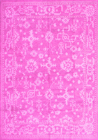 Oriental Pink Traditional Rug, tr893pnk