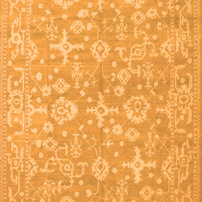 Oriental Orange Traditional Rug, tr893org