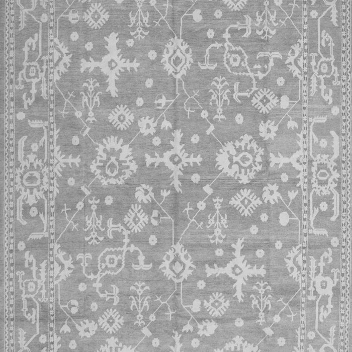 Oriental Gray Traditional Rug, tr893gry