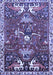 Machine Washable Animal Blue Traditional Rug, wshtr894blu