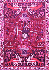 Animal Pink Traditional Rug, tr894pnk