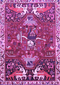 Animal Purple Traditional Rug, tr894pur