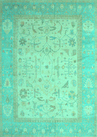 Persian Turquoise Traditional Rug, tr895turq