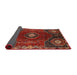 Sideview of Traditional Red Persian Rug, tr896