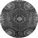 Square Persian Gray Traditional Rug, tr896gry