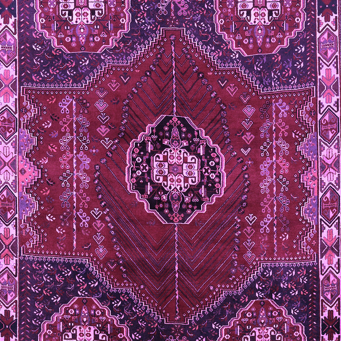 Machine Washable Persian Purple Traditional Area Rugs, wshtr896pur