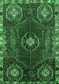 Persian Emerald Green Traditional Rug, tr896emgrn