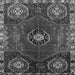 Serging Thickness of Persian Gray Traditional Rug, tr896gry
