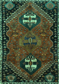 Persian Turquoise Traditional Rug, tr897turq