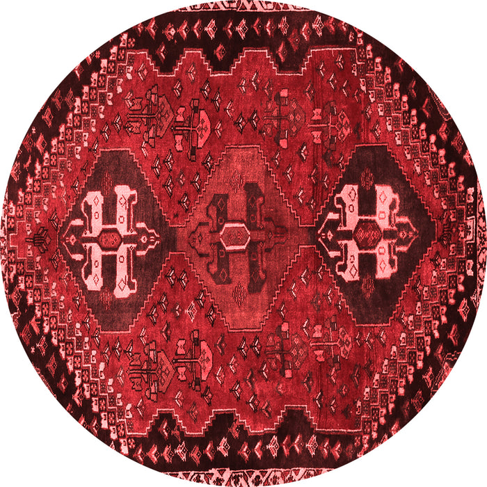 Machine Washable Persian Red Traditional Rug, wshtr897red