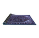 Sideview of Persian Blue Traditional Rug, tr898blu