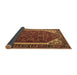 Sideview of Persian Brown Traditional Rug, tr898brn