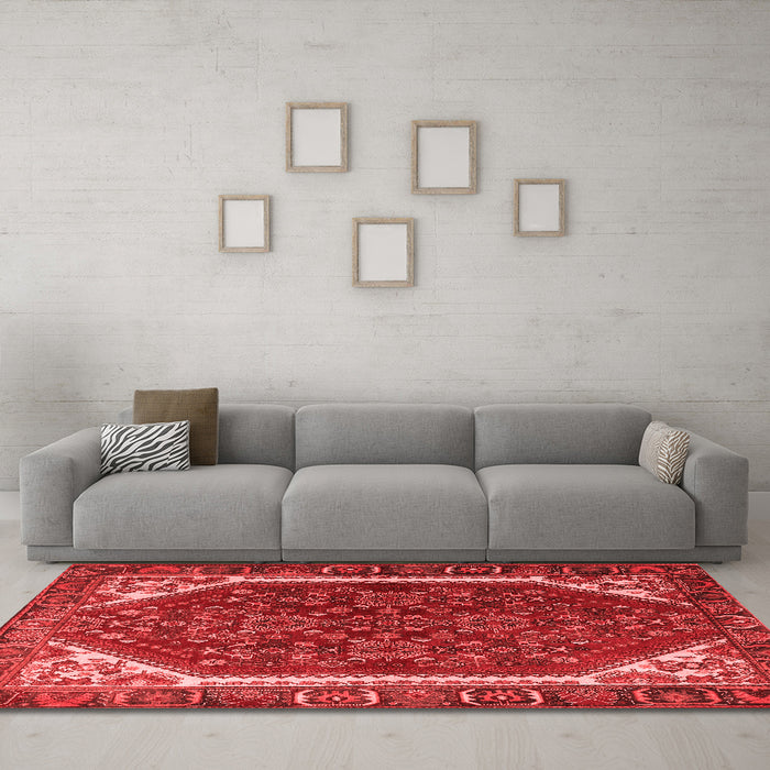 Traditional Red Washable Rugs