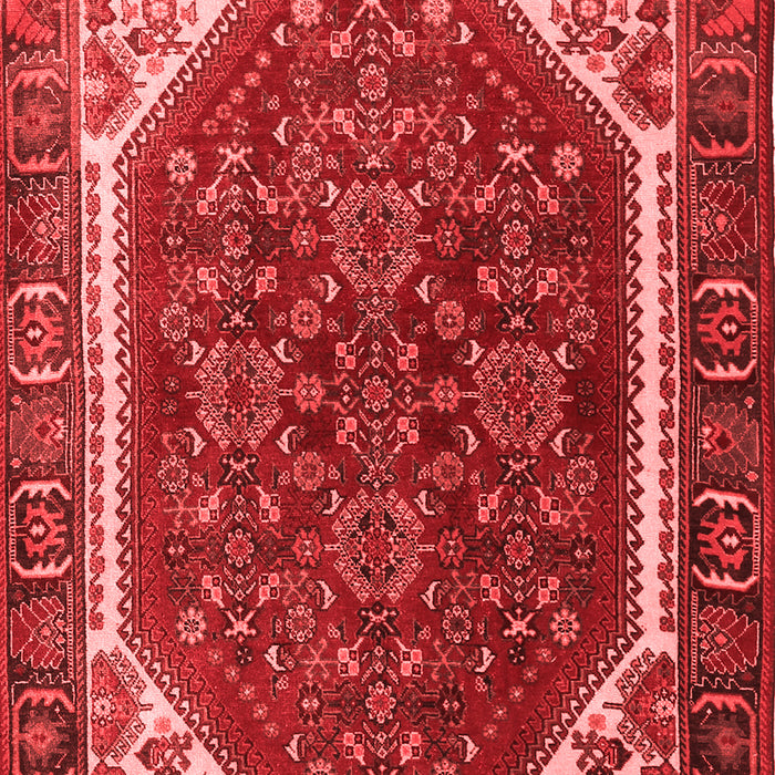 Machine Washable Persian Red Traditional Rug, wshtr898red