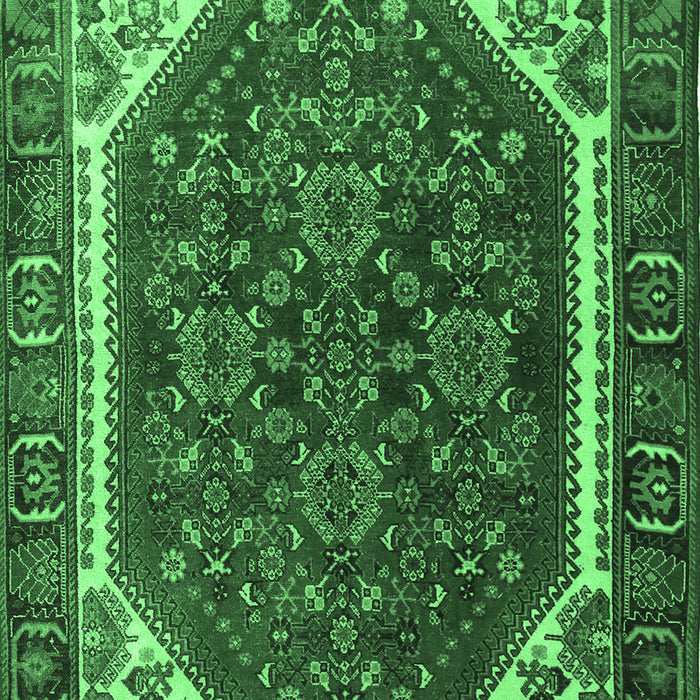 Persian Emerald Green Traditional Rug, tr898emgrn