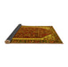 Sideview of Persian Yellow Traditional Rug, tr898yw
