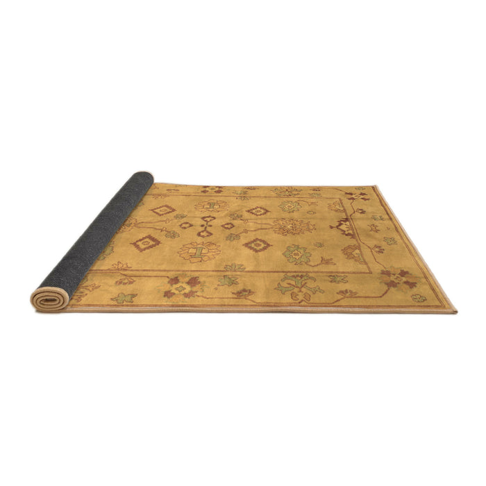 Sideview of Persian Brown Traditional Rug, tr899brn