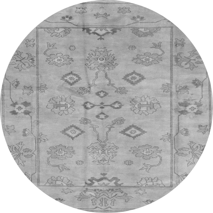 Square Persian Gray Traditional Rug, tr899gry