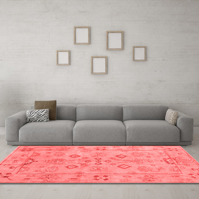 Traditional Red Washable Rugs