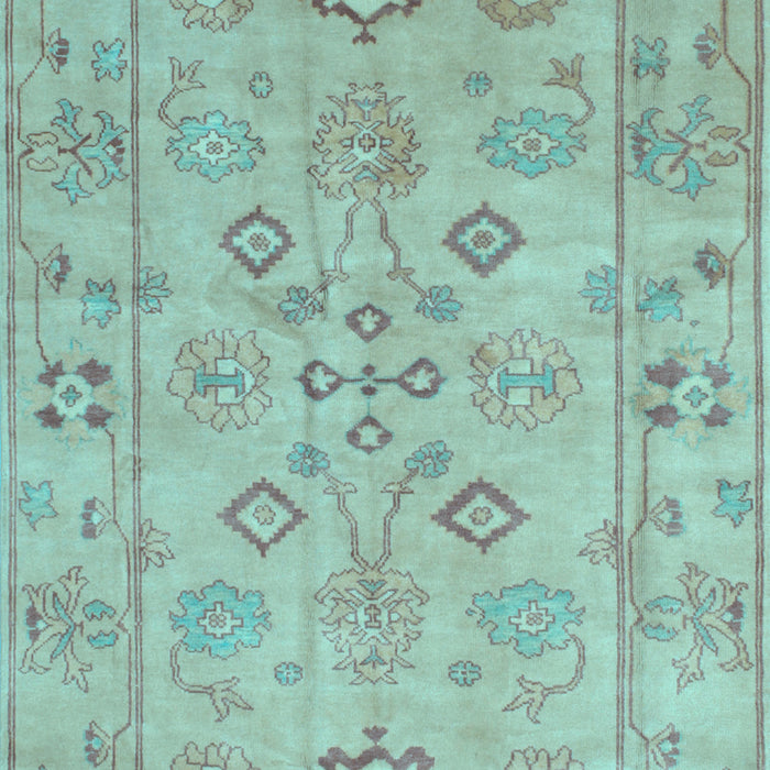 Machine Washable Persian Light Blue Traditional Rug, wshtr899lblu