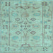 Square Persian Light Blue Traditional Rug, tr899lblu