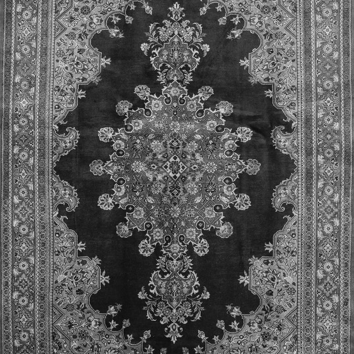 Medallion Gray Traditional Rug, tr89gry