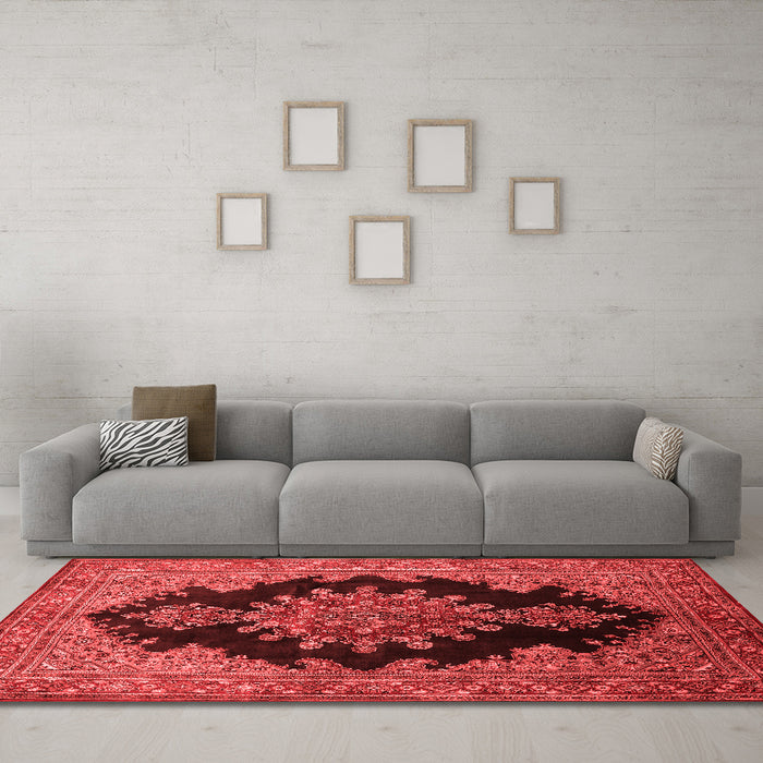 Traditional Red Washable Rugs