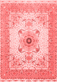 Medallion Red Traditional Rug, tr8red