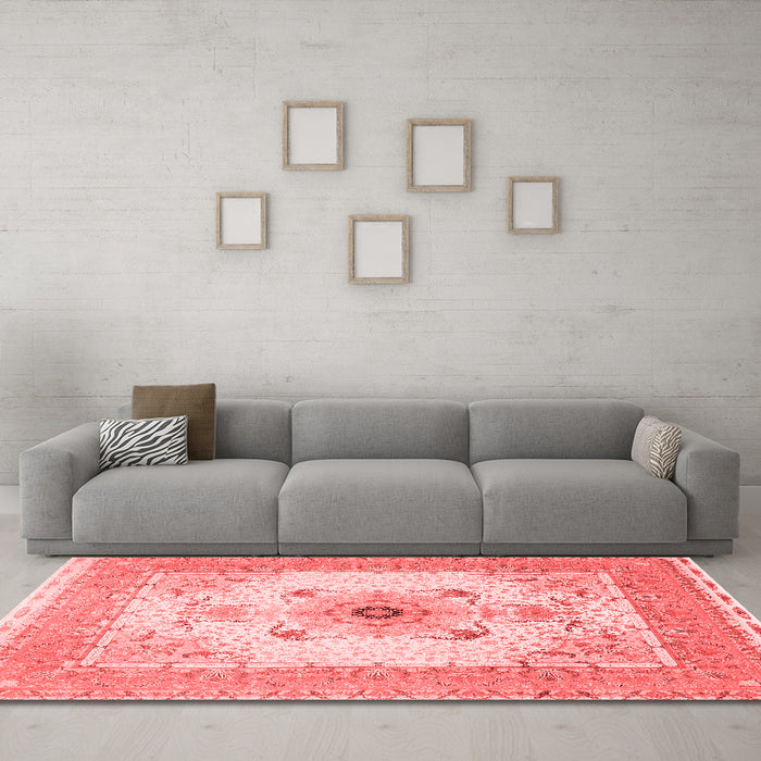 Traditional Red Washable Rugs