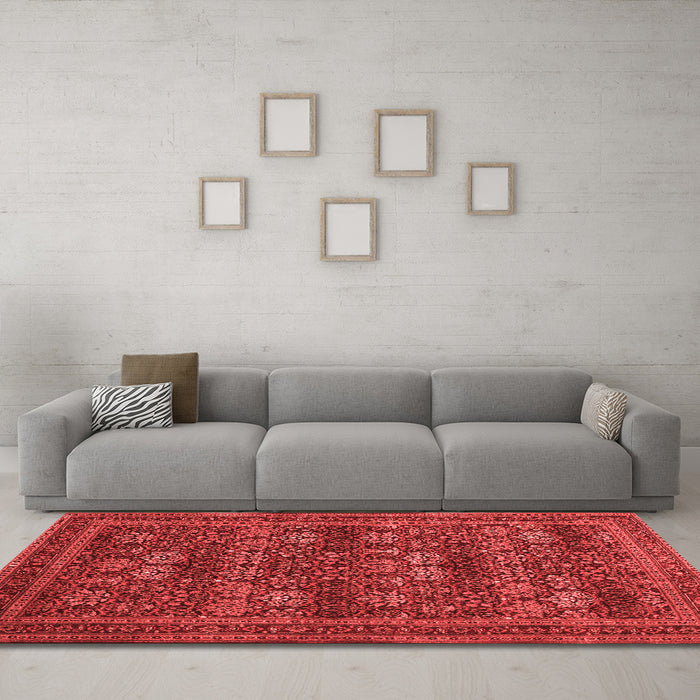 Traditional Red Washable Rugs