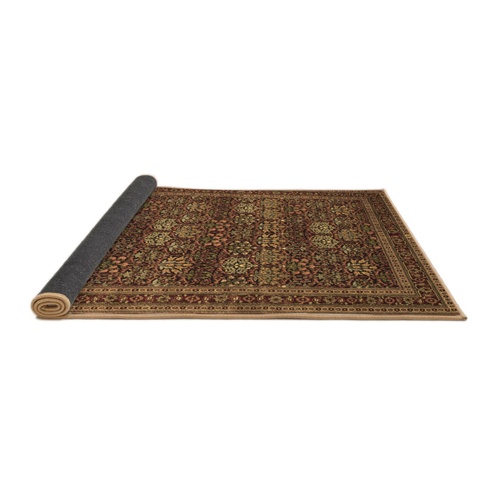 Sideview of Persian Brown Traditional Rug, tr900brn