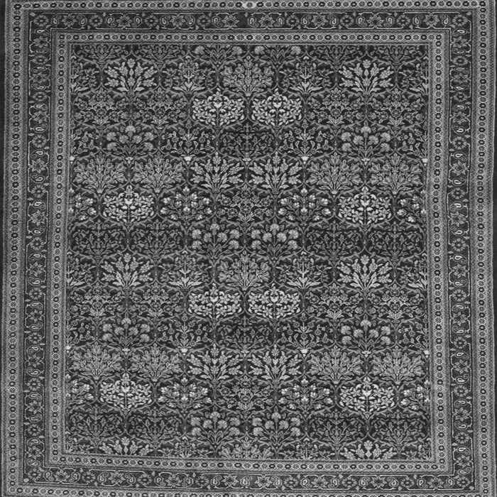 Serging Thickness of Persian Gray Traditional Rug, tr900gry
