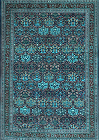 Persian Light Blue Traditional Rug, tr900lblu