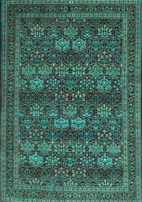 Persian Turquoise Traditional Rug, tr900turq