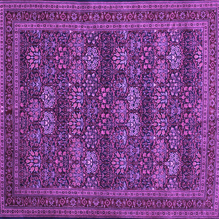Square Persian Purple Traditional Rug, tr900pur