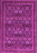 Machine Washable Persian Pink Traditional Rug, wshtr900pnk