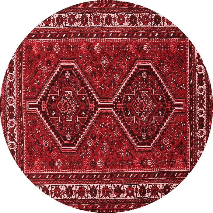 Machine Washable Persian Red Traditional Rug, wshtr901red